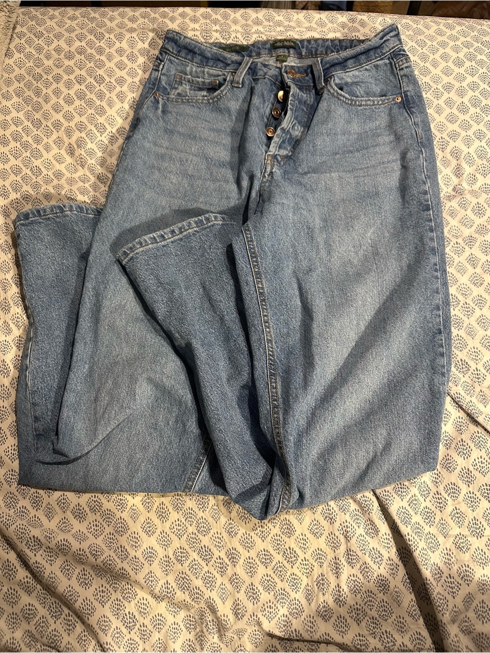 wild fable Light Blue High-Rise Straight Jeans